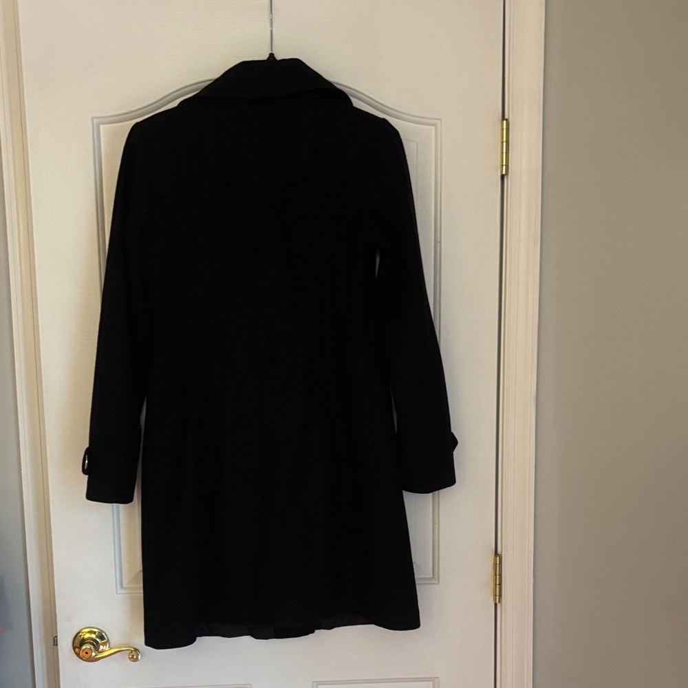 Michael Kors Black Trench Coat - Picture 12 of 14
